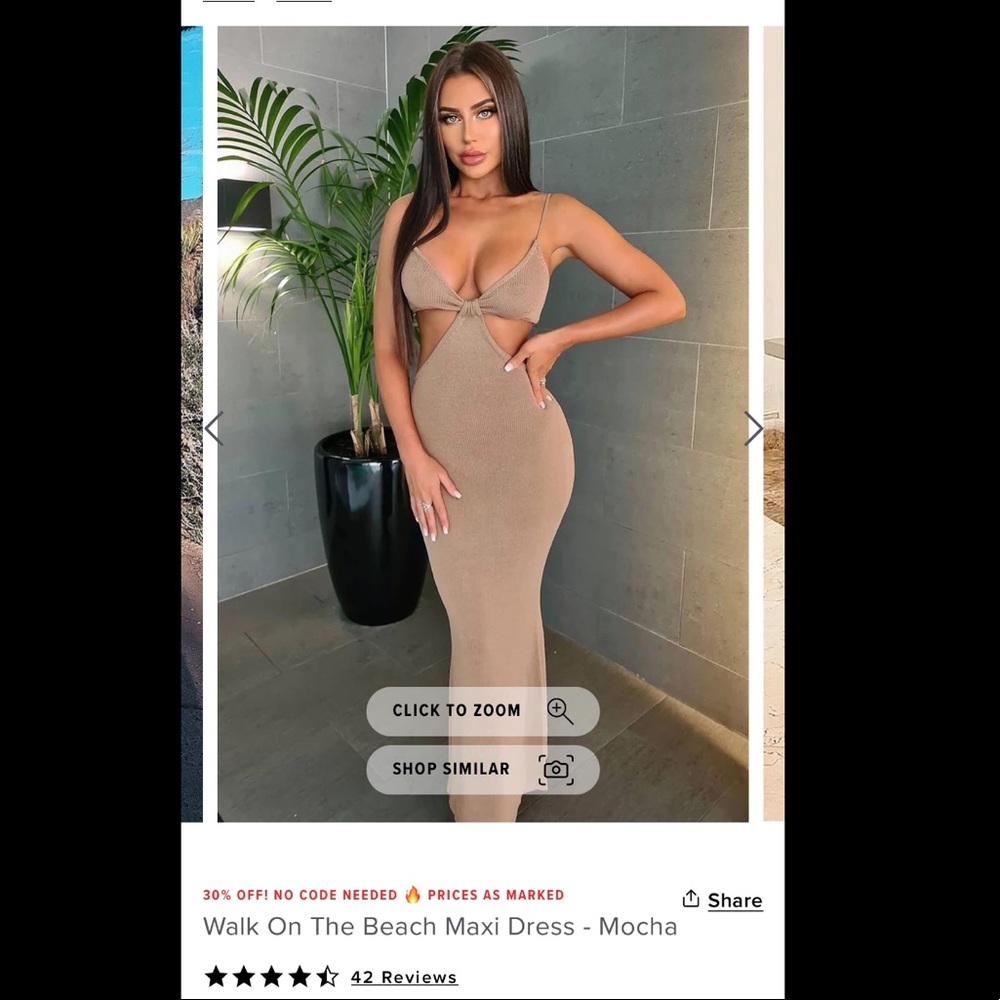 Walk On The Beach Maxi Dress